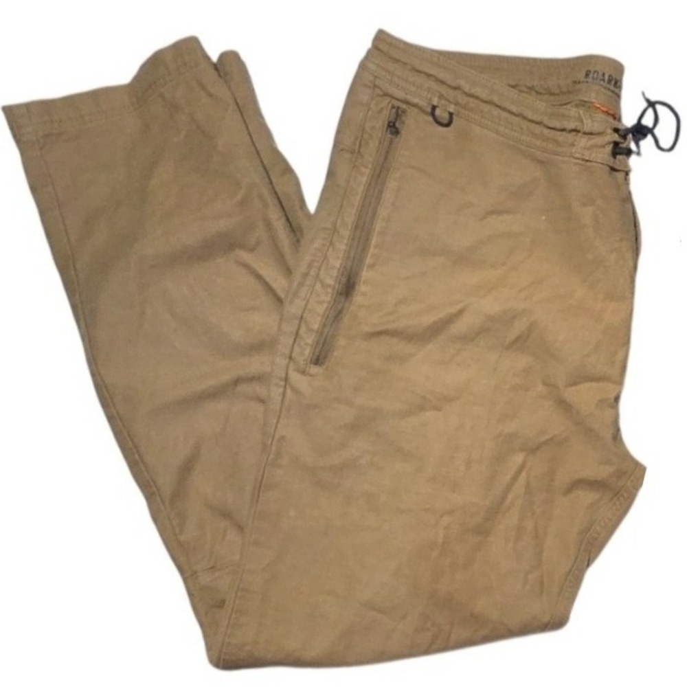 Roark Layover Pro Traveler Pants Mens Khaki Nylon Blend Casual Outdoor Size L